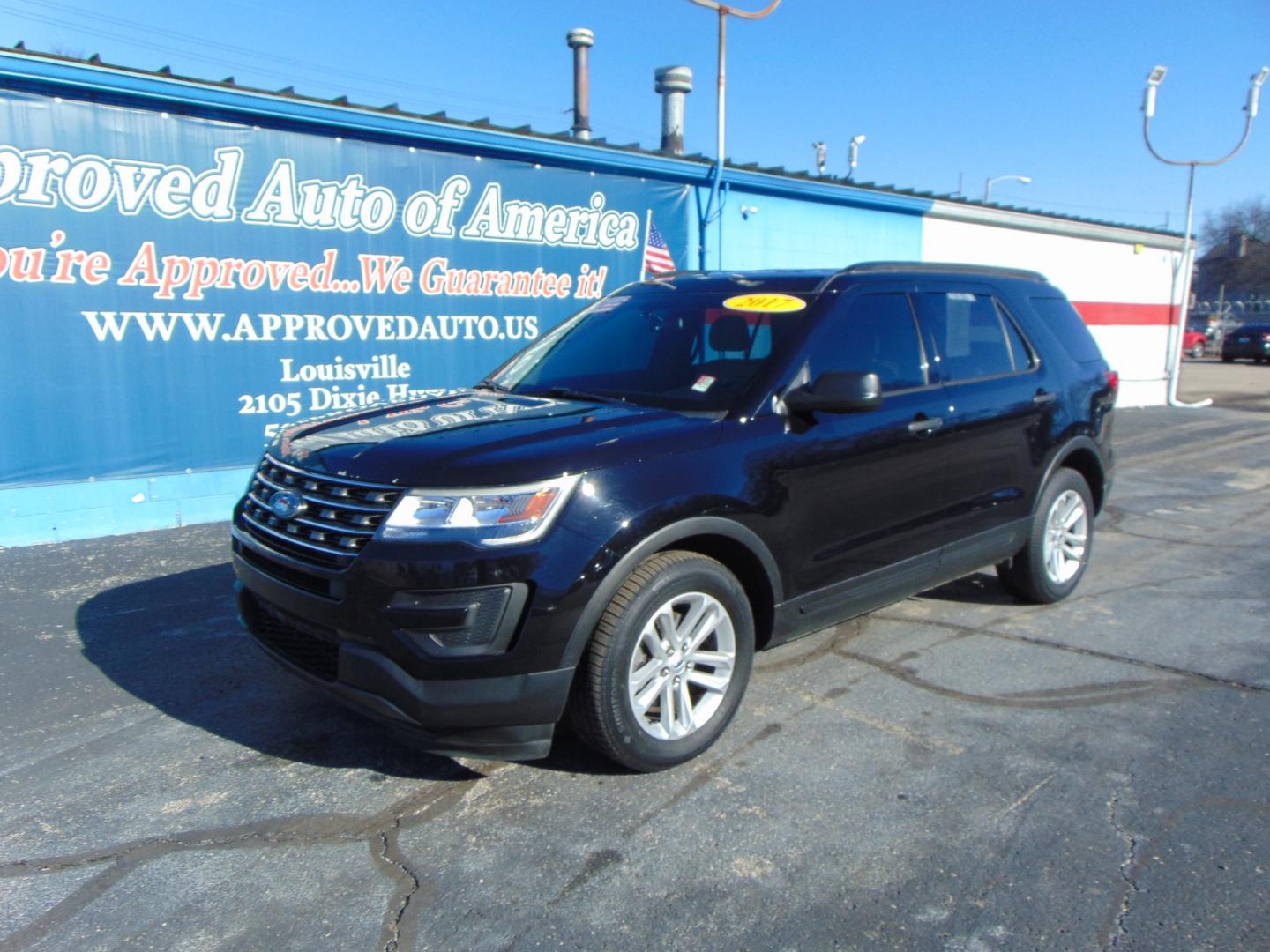 2017 Black Ford Explorer (1FM5K7B83HG) with an V6 3.5 Liter engine, Auto, 6-Spd SelectShift transmission, located at 2105 Dixie Hwy, Louisville, KY, 40210, (502) 772-3333, 38.220932, -85.795441 - We're Kentuckiana's Number 1 Buy Here Pay Here and 2nd chance finance dealership! Conveniently located in central Louisville, Kentucky and right across the Ohio river from Southern Indiana we strive to provide clean dependable used cars, trucks, vans and SUV’s with affordable down payments and pay - Photo#40